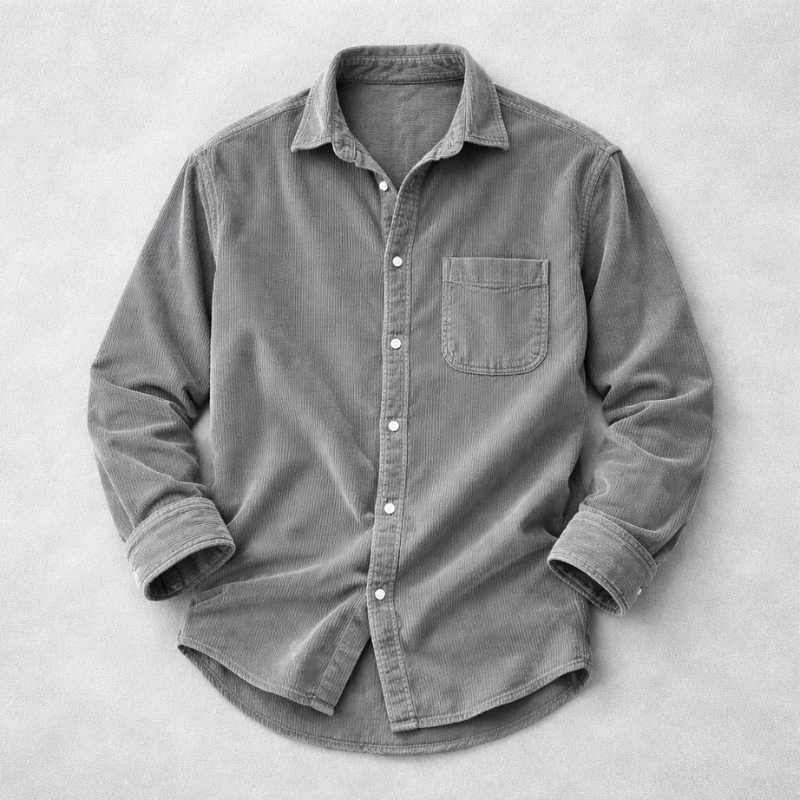 Giuliano™ | Camicia Classica in Velluto Premium