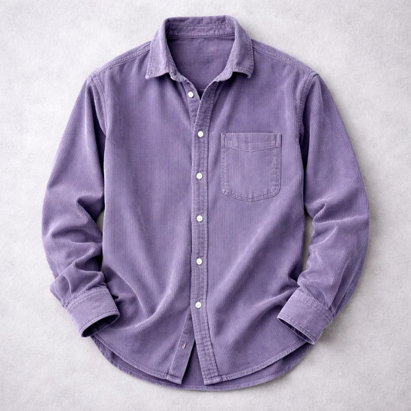 Giuliano™ | Camicia Classica in Velluto Premium