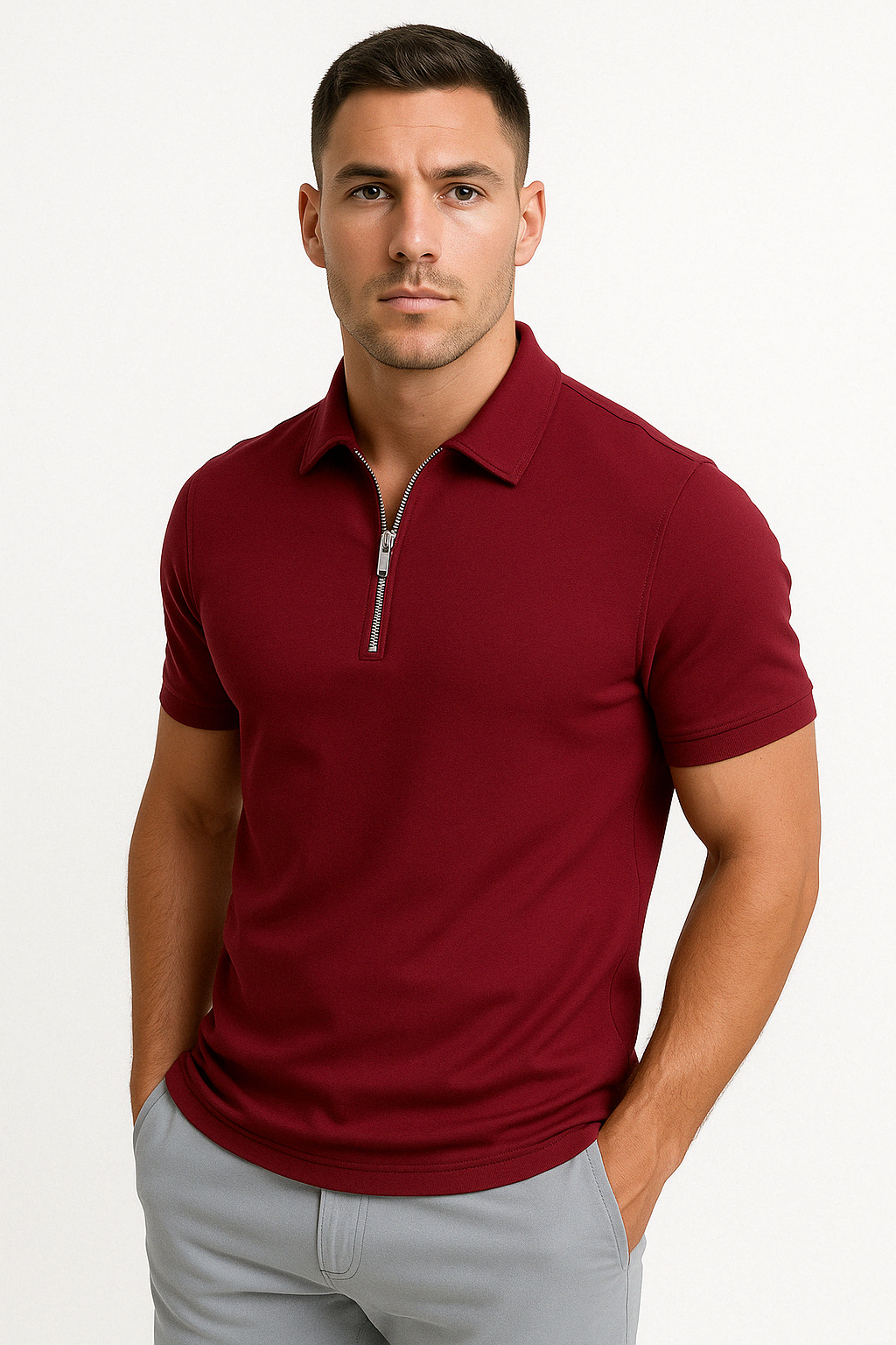 Valente™ | Polo Zip Elegante