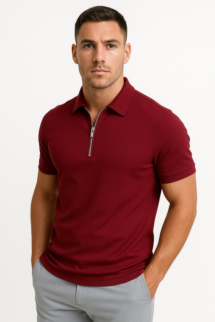 Valente™ | Polo Zip Elegante