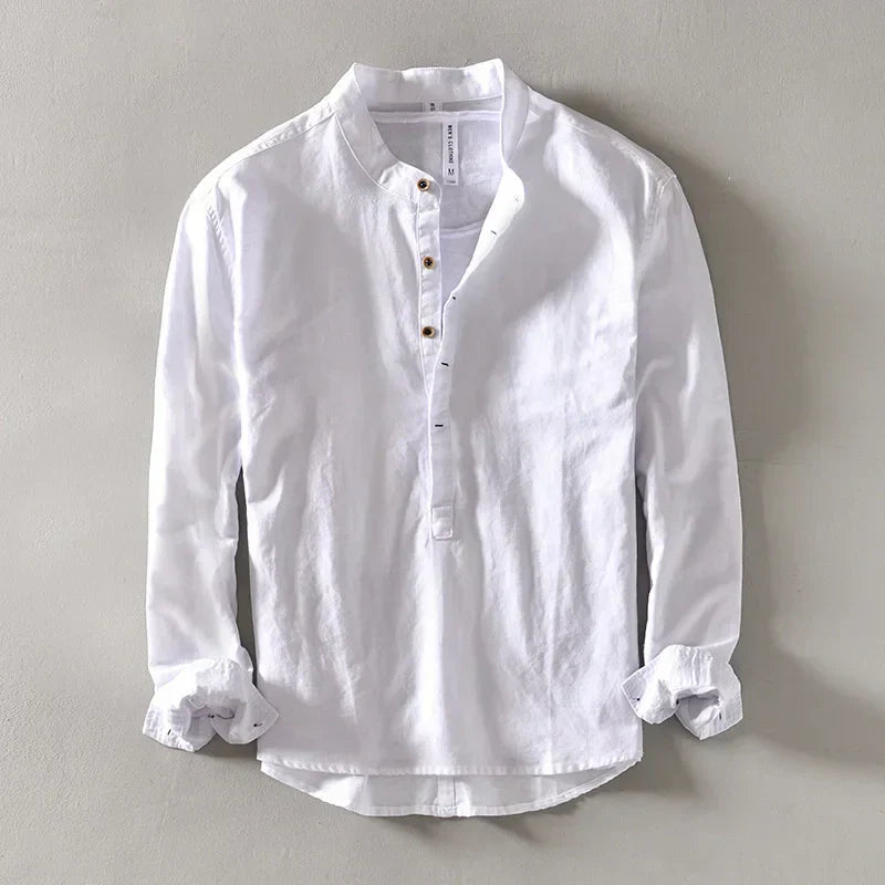 Emanuele™ | Camicia in Lino Traspirante
