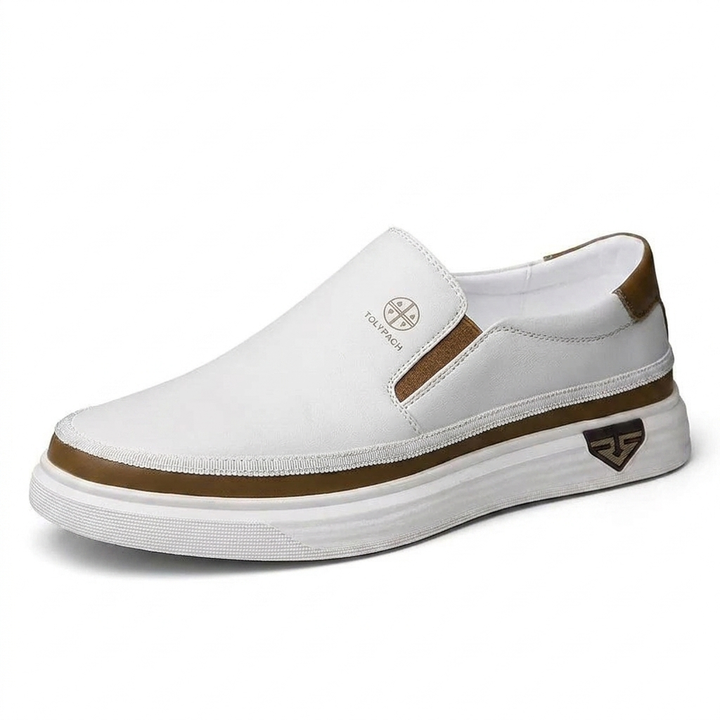 LEONARDO – Sneaker Uomo Slip-On in Pelle