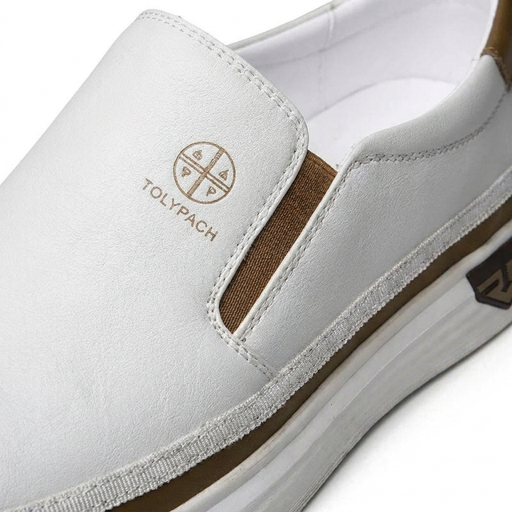 LEONARDO – Sneaker Uomo Slip-On in Pelle