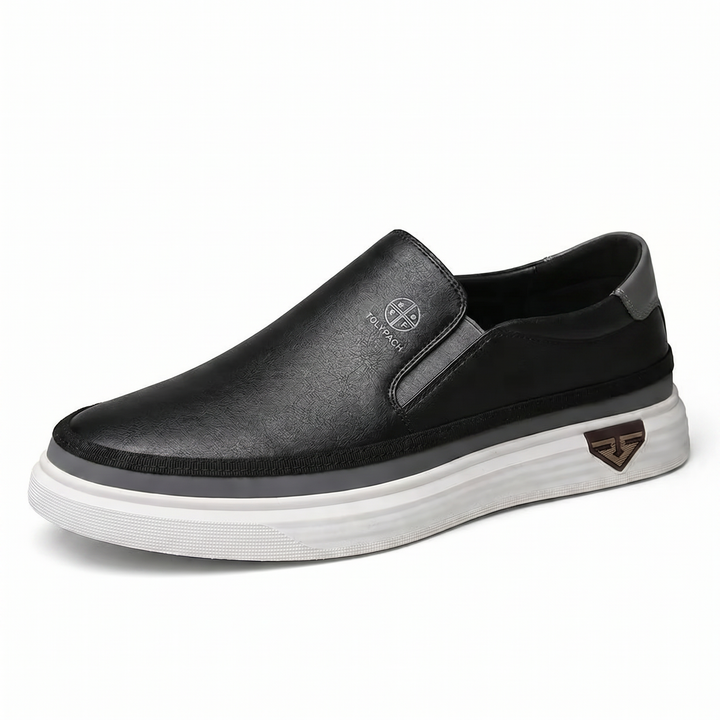 LEONARDO – Sneaker Uomo Slip-On in Pelle
